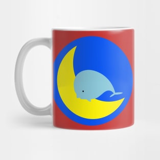 Whale on the moon Mug